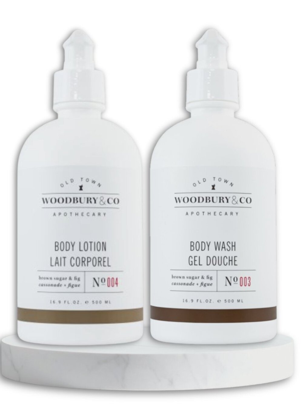 Woodbury & Co Moisturizing Body Lotion & Wash Brown Sugar & Fig Large 16.9oz Ea
